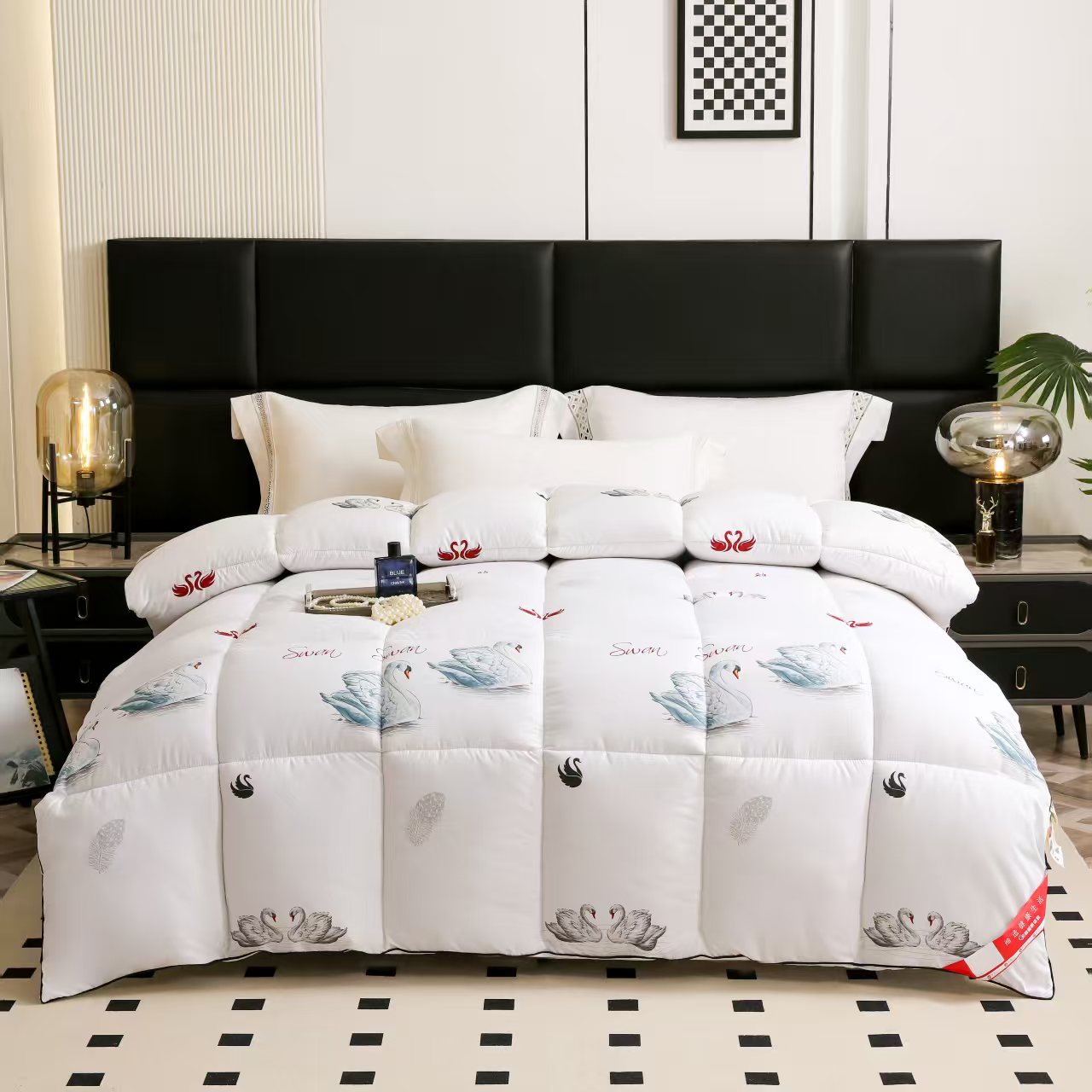 【董事长冬季甄选】加厚保暖温馨卧室可铺羽丝绒温暖冬被-TY