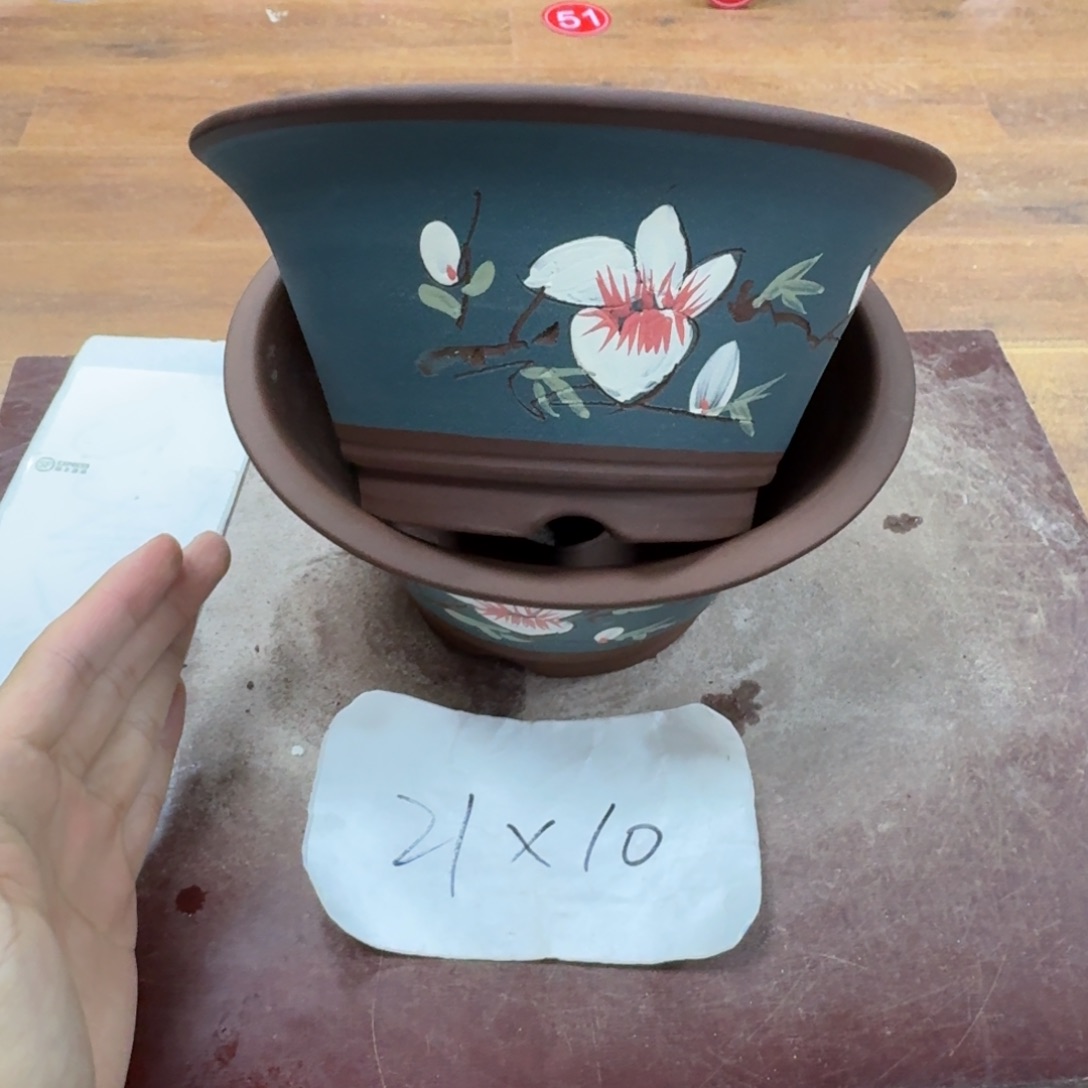 紫砂花盆破损包赔