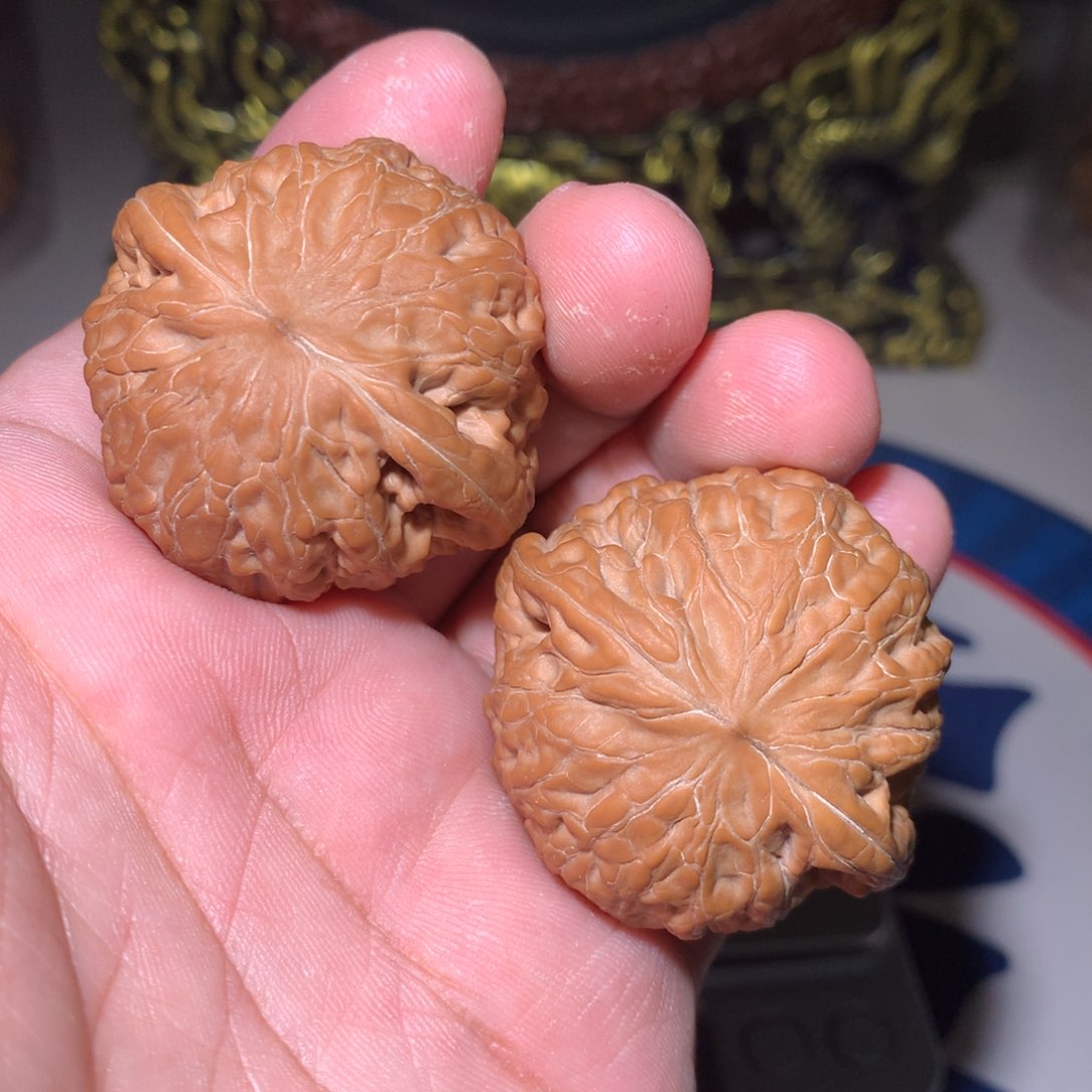 文玩核桃把件铁锤41矮