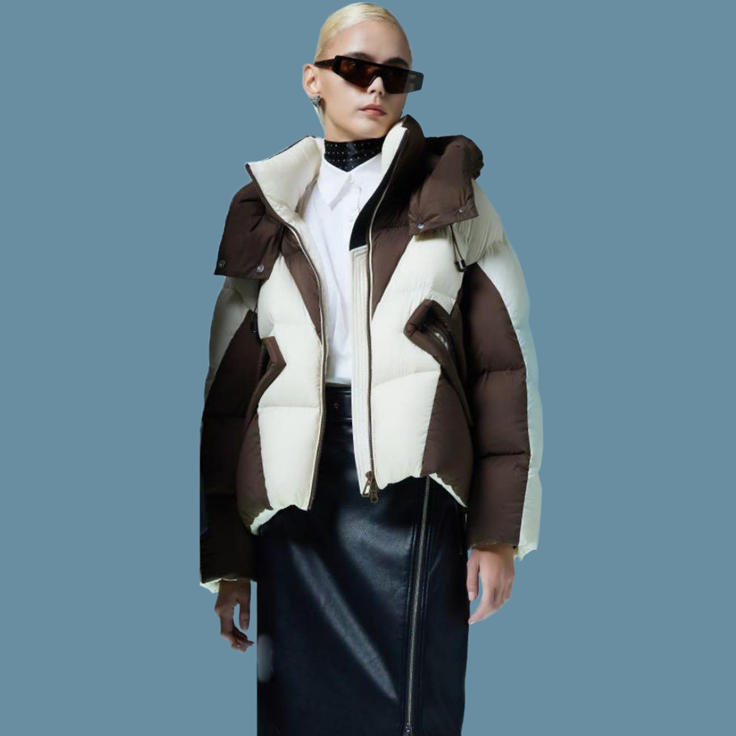 【咖系列】加厚连帽羽绒服CAJC1168