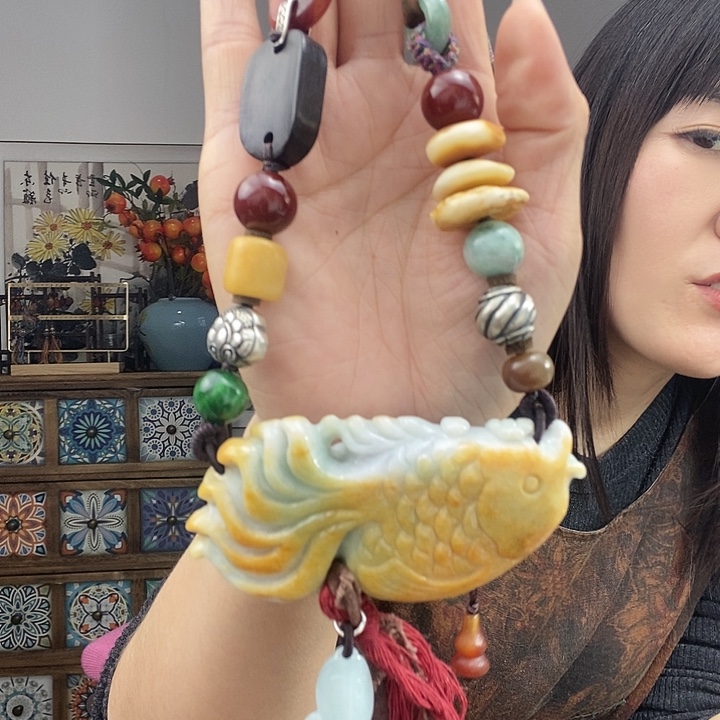 翡翠项链未镶嵌项链