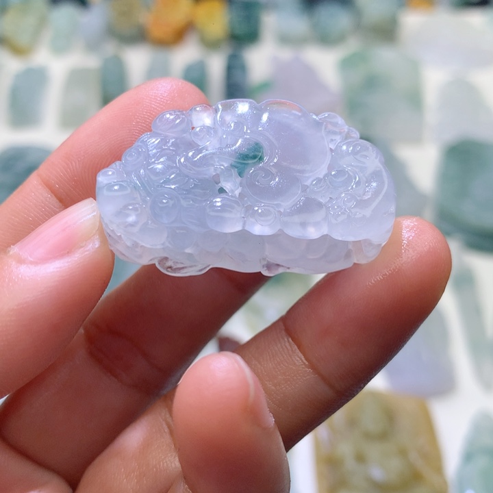 定制翡翠未镶嵌毛货