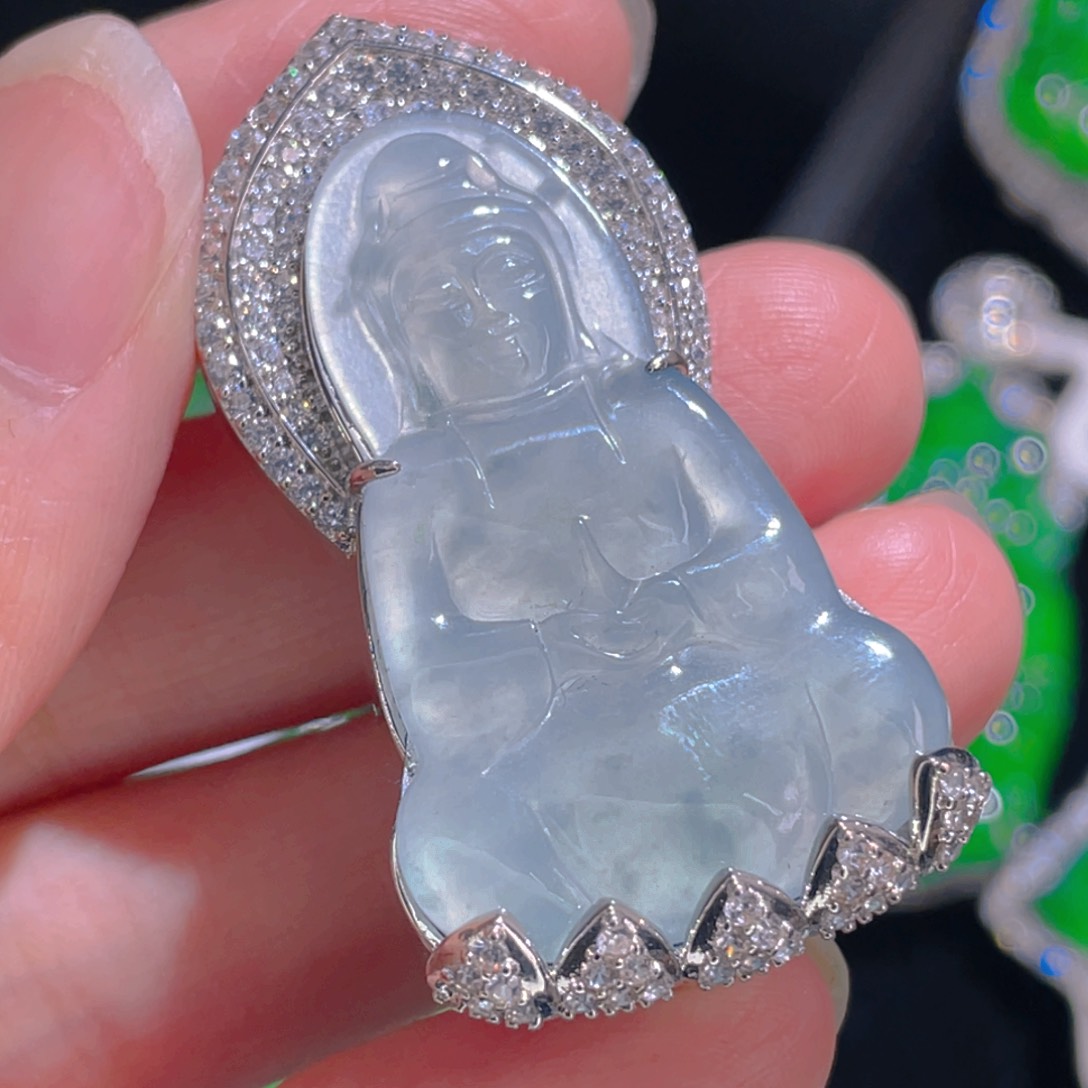 翡翠吊坠(不含链)未镶嵌