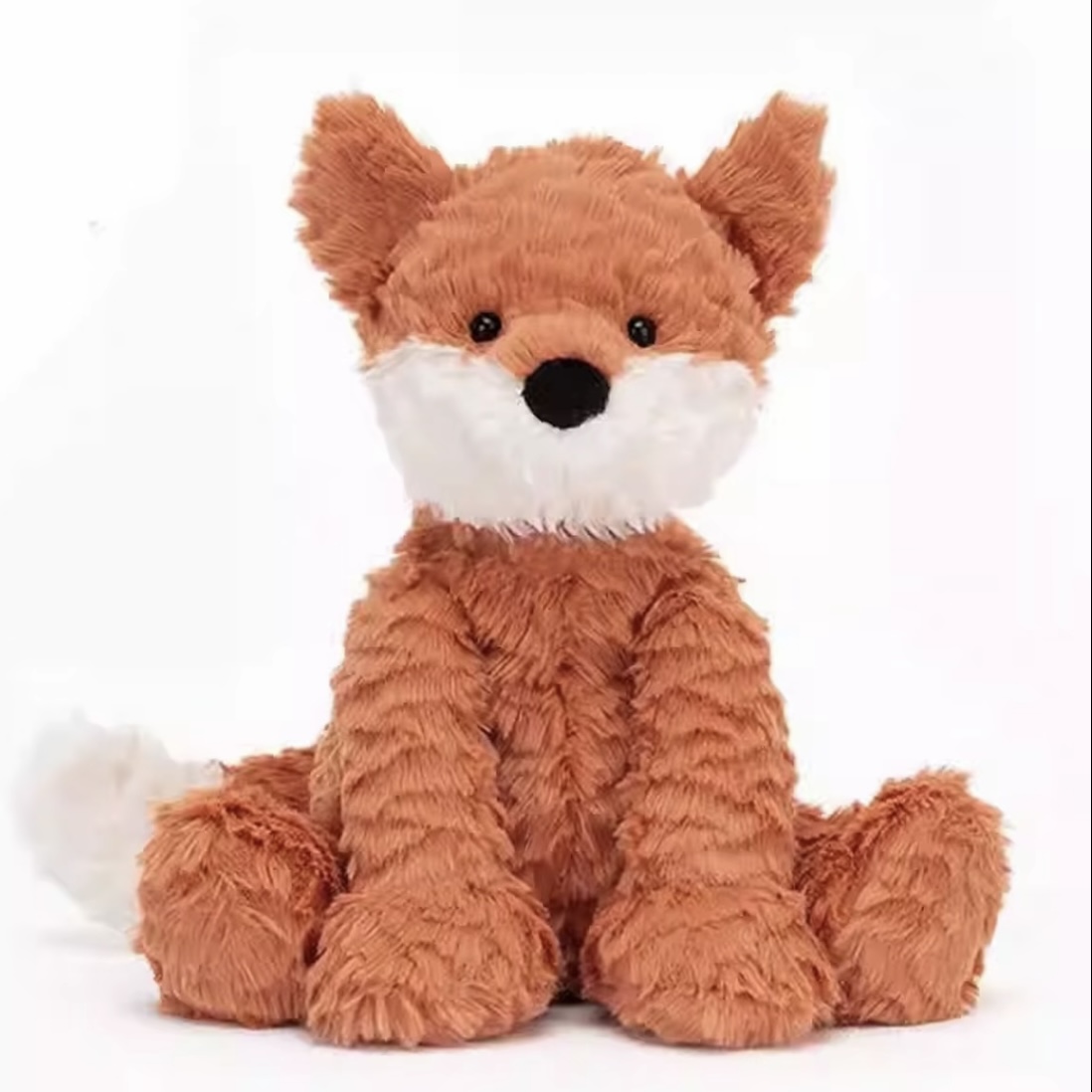 波浪毛狐狸毛绒玩偶安抚娃娃玩具公仔送礼