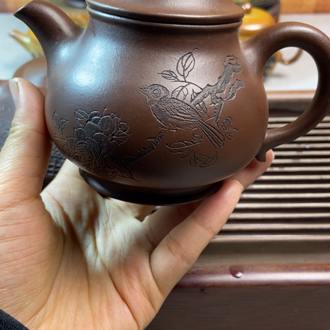 茶壶紫砂紫砂全手工定制