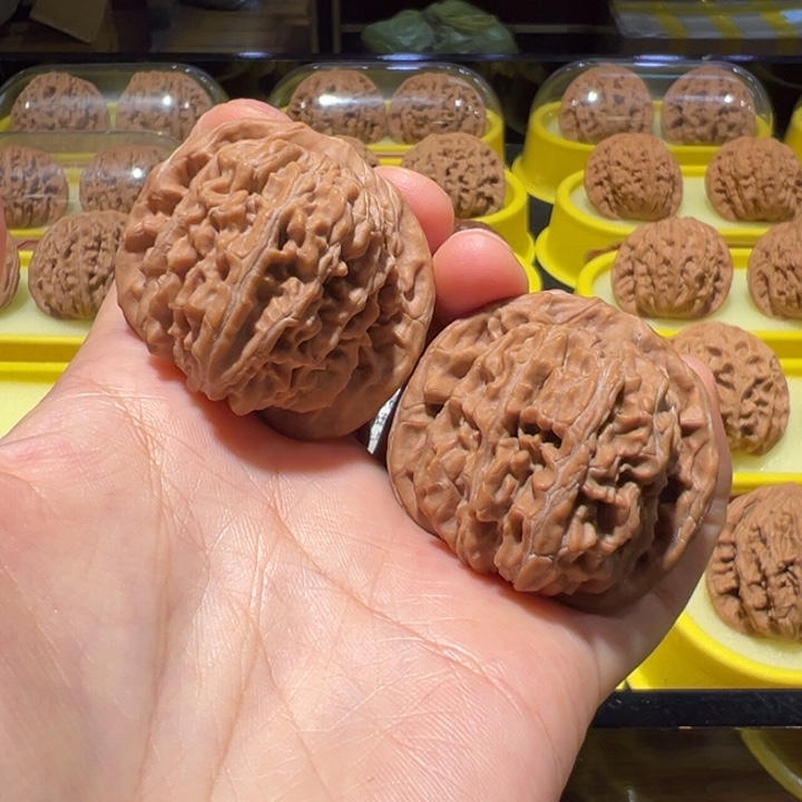 文玩核桃把件四座楼全品