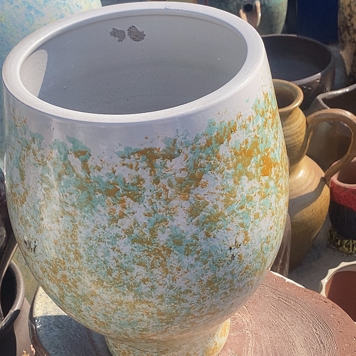 花盆紫砂口21高度33