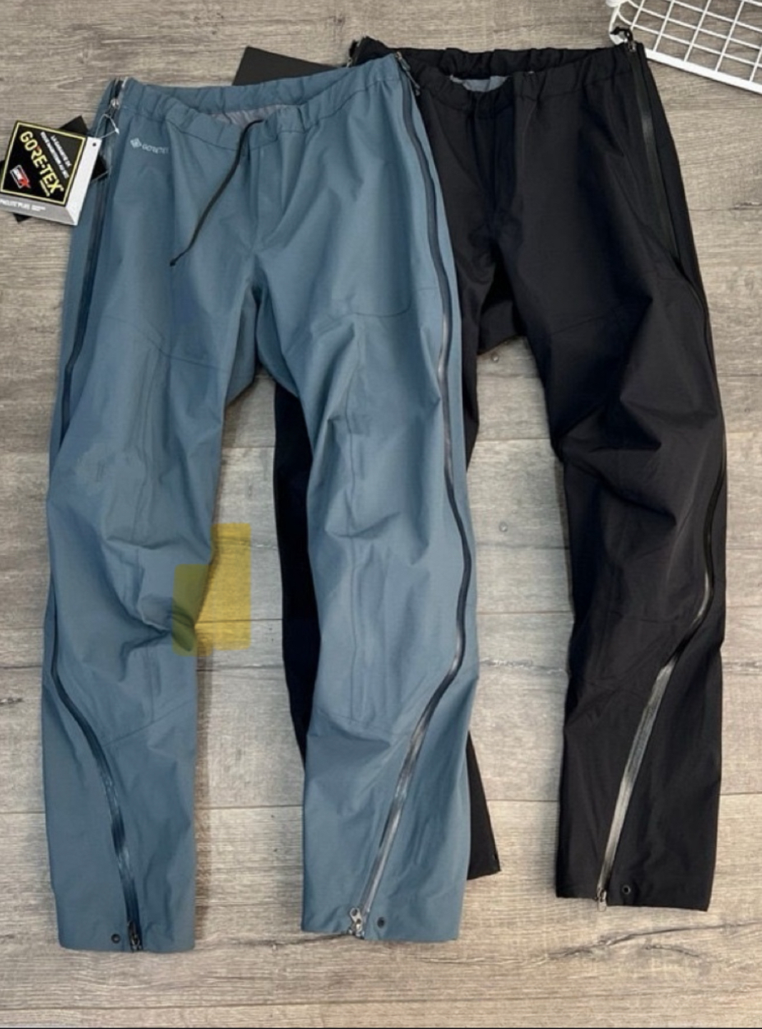 鸟款侧开全拉链压胶户外徒步登山冲锋裤滑雪裤硬壳防风防水