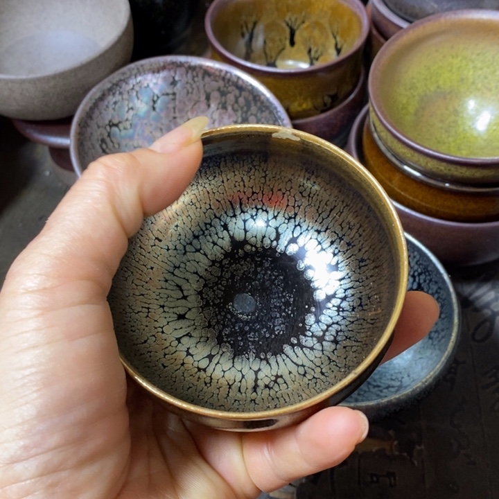 茶盏建阳建盏微瑕将军