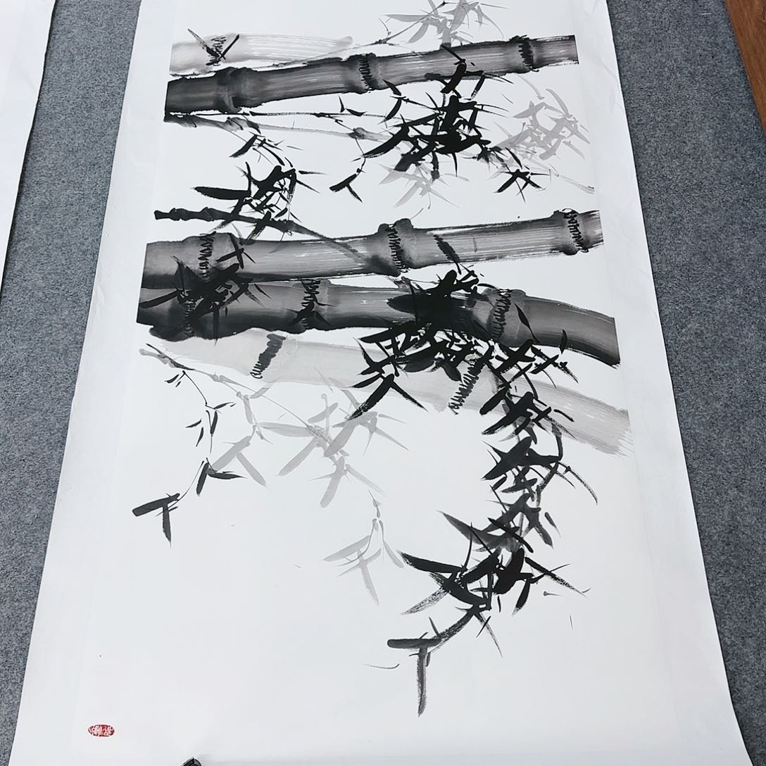 横款作品装饰效果非常