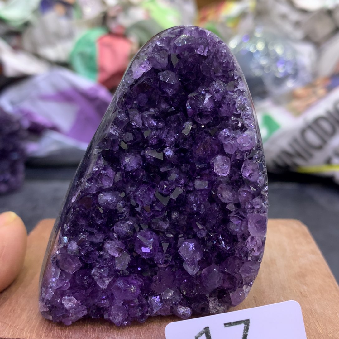 水晶摆件未镶嵌紫晶17
