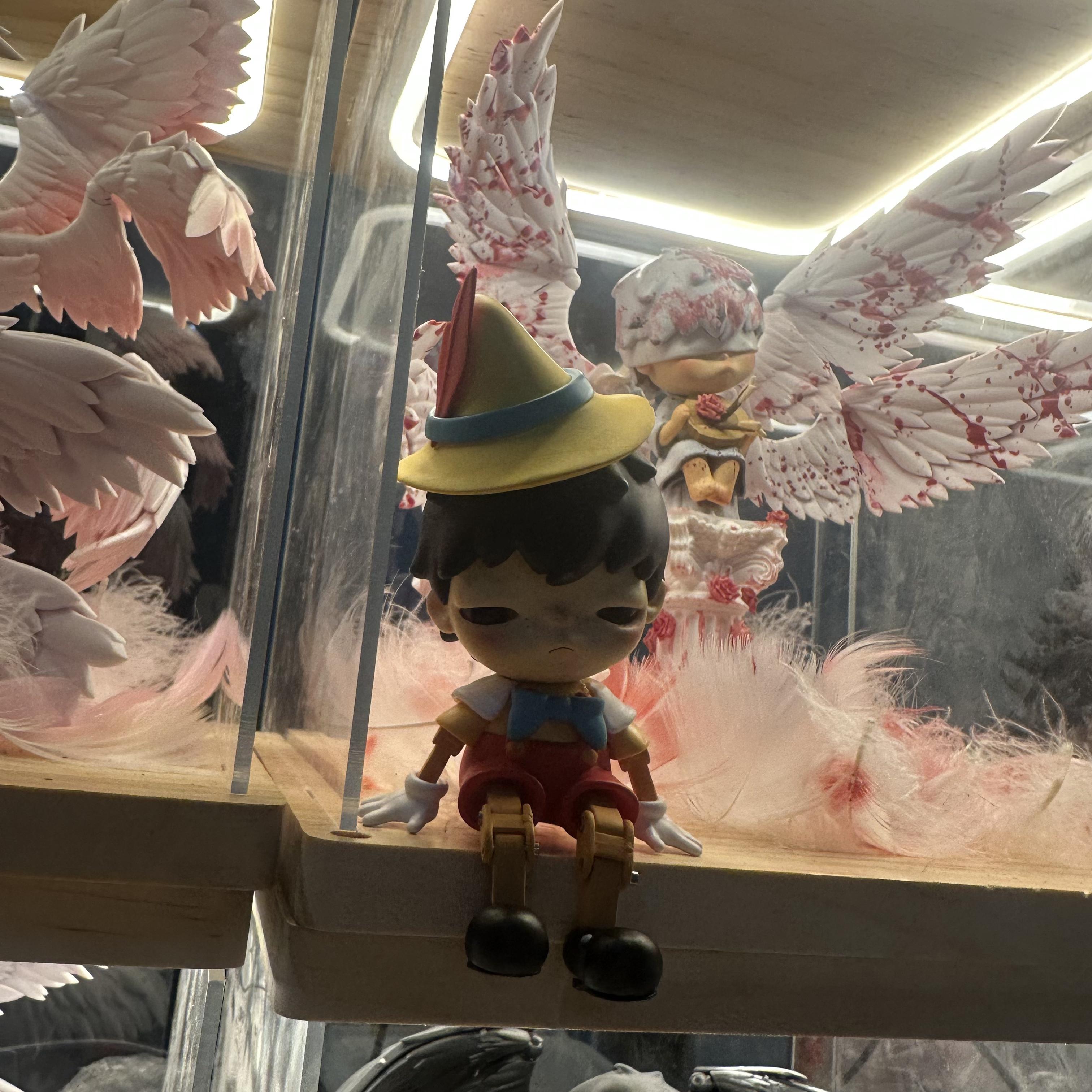 泡泡玛特匹诺曹改娃可爱精致呆萌摆件