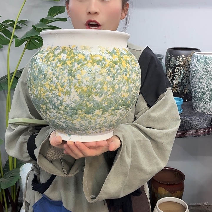 20×25 -粗陶花盆有孔-买买买