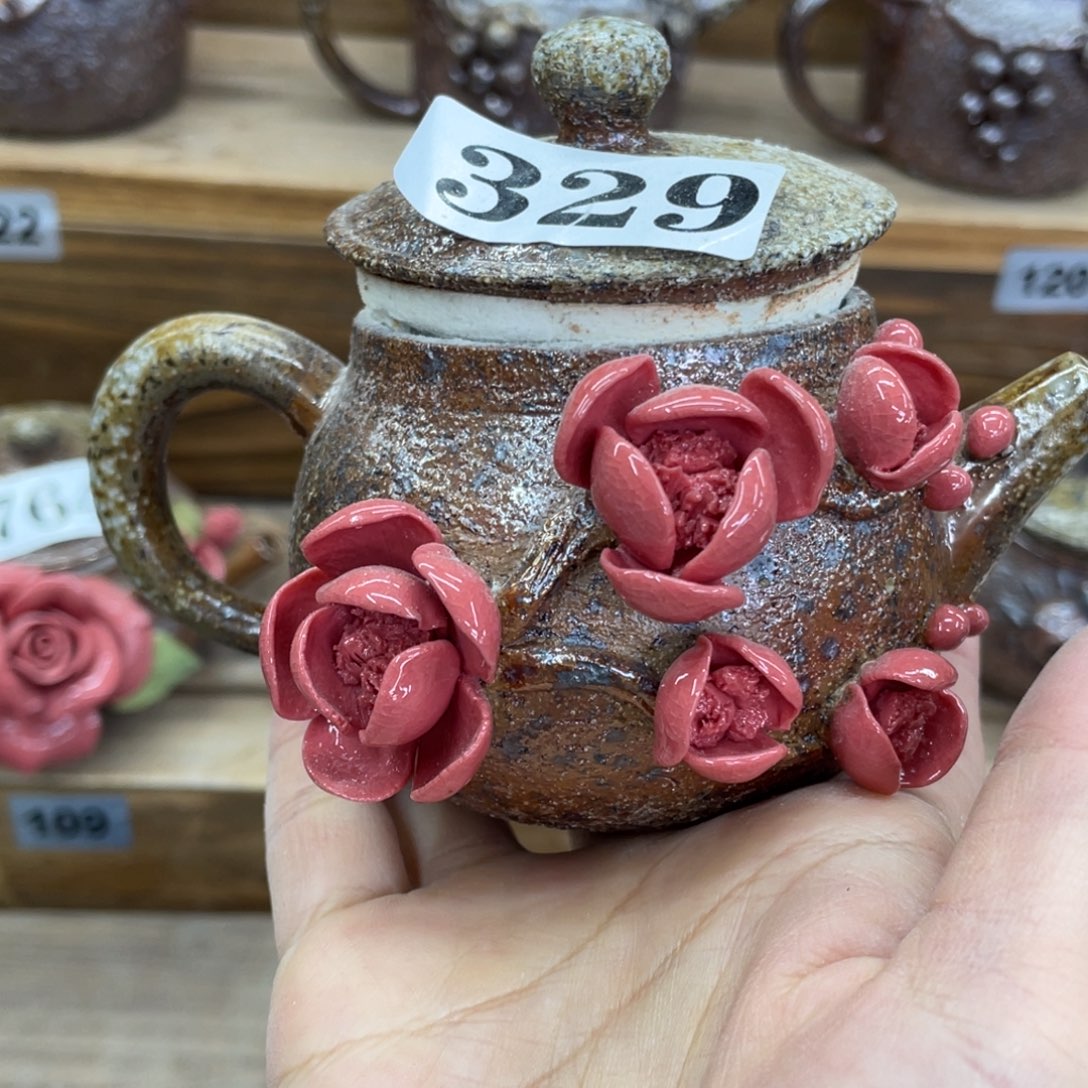 陶纯手工柴烧茶壶茶具