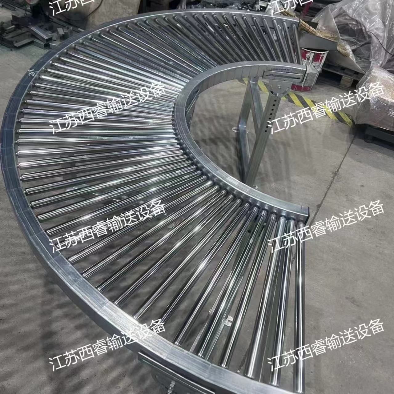 无动力转弯机卸货滑道神器卸货神器小型简易传送带卸货滑梯新款