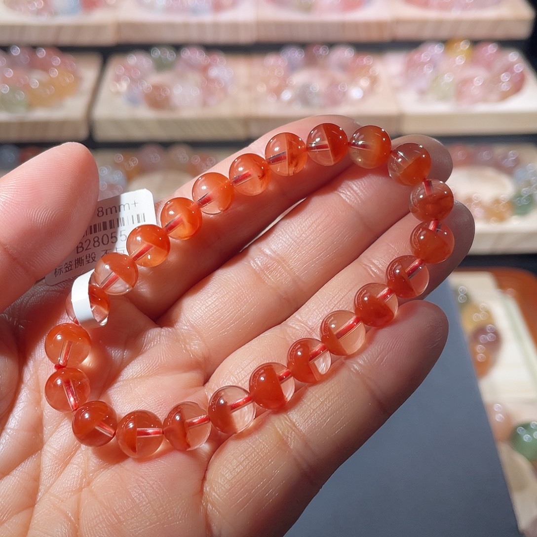 未镶嵌水晶手链兔毛手链