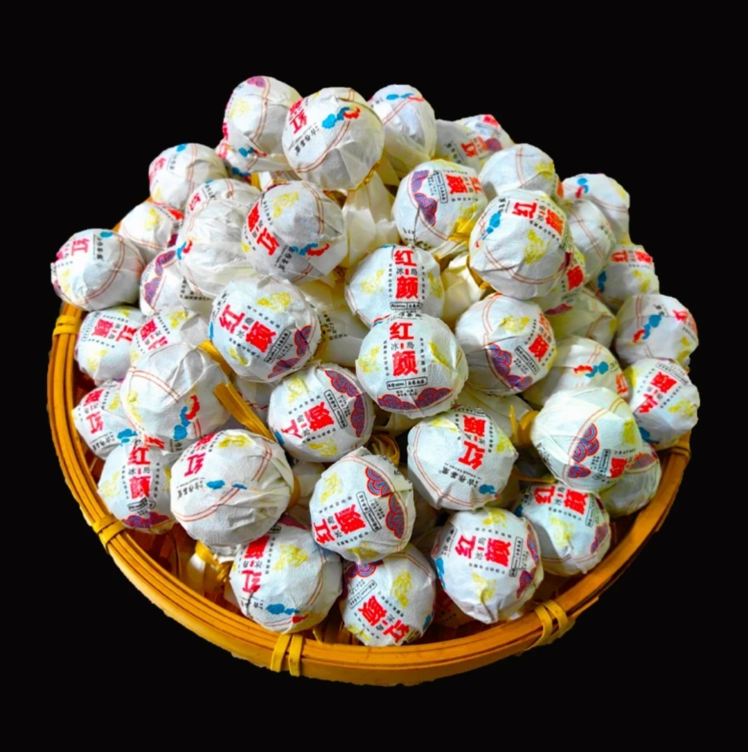 【500克 22年晒红龙珠】头春 大树晒红红茶