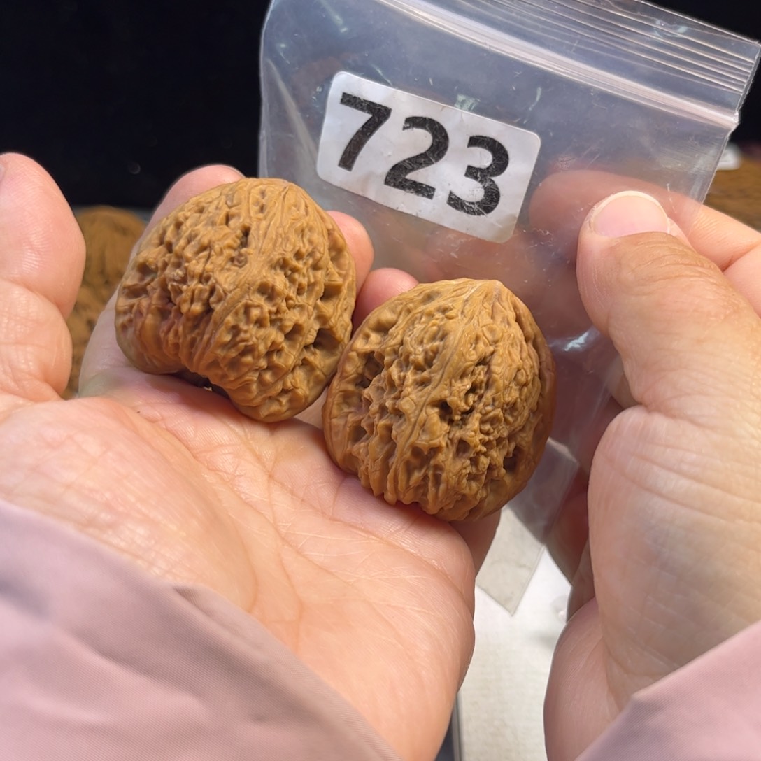 吊坠文玩核桃高炮凹底40