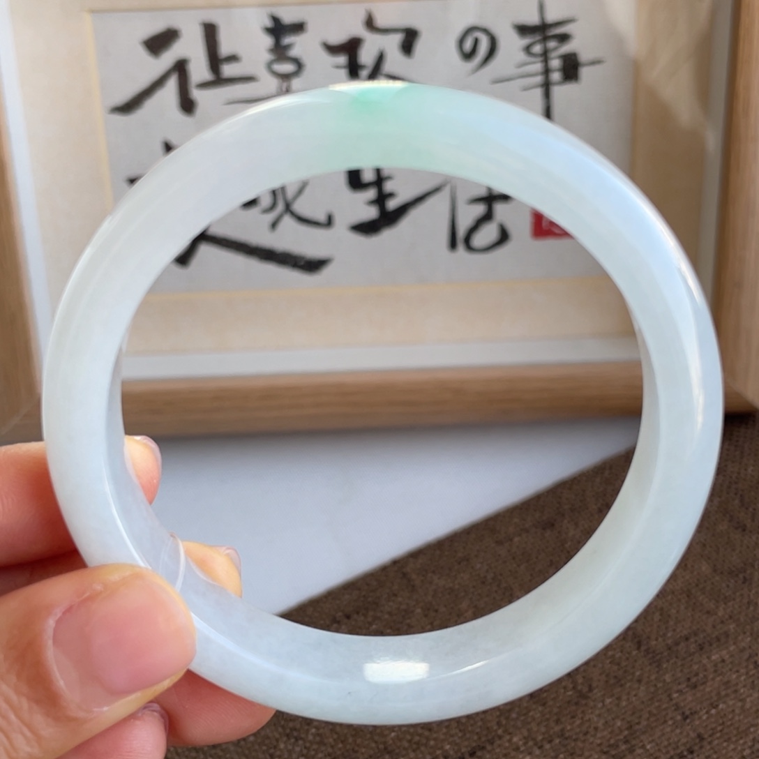 翡翠未镶嵌手镯翡翠手镯56