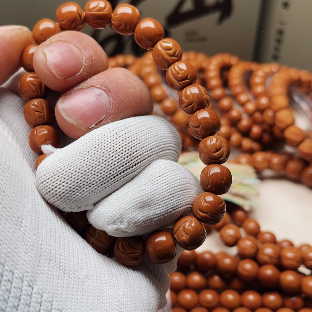 月***士手串桃核桃核光柱1毛福利