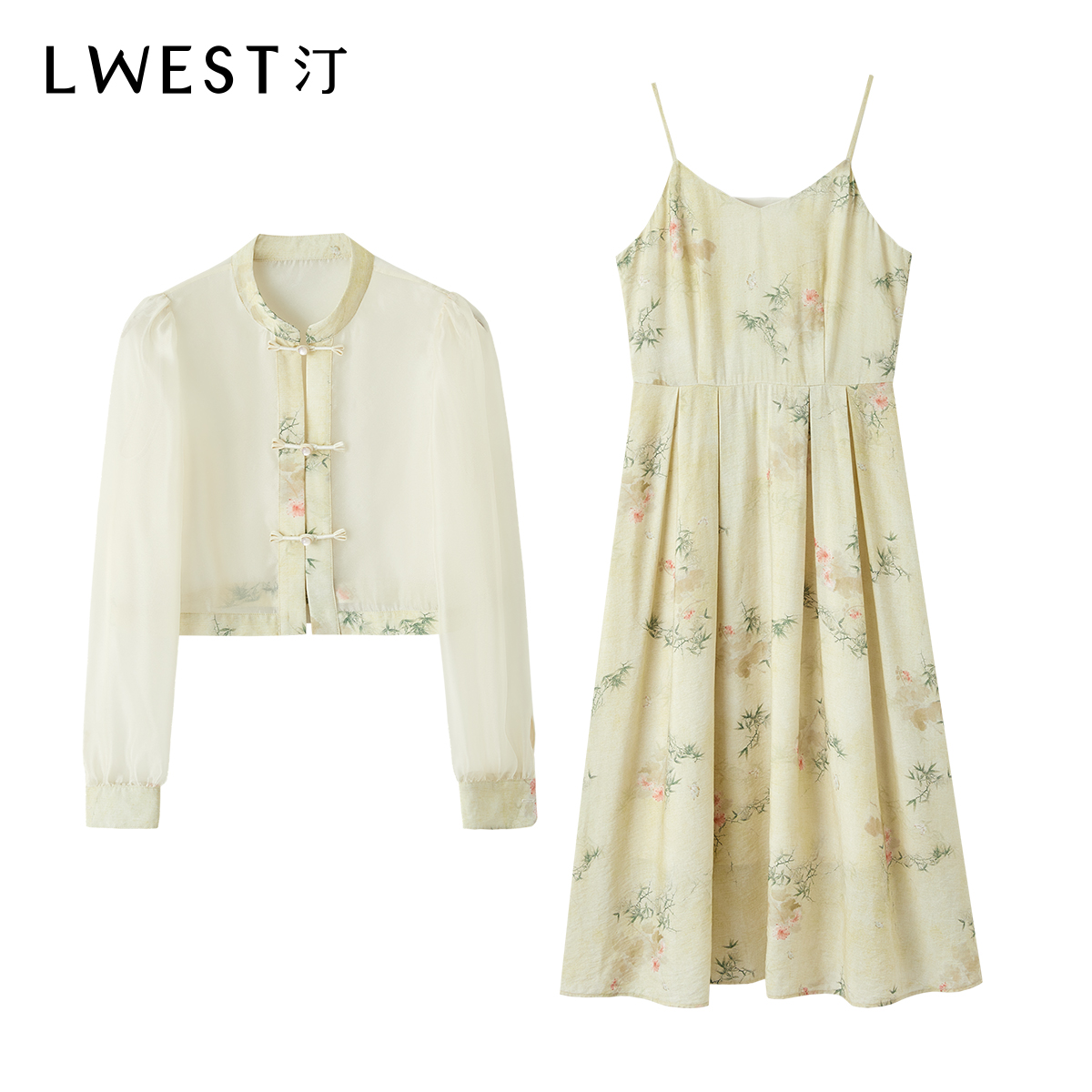 【乐乐服饰专属】朗文斯汀显瘦气质国风时尚套装DAMG4103A09001