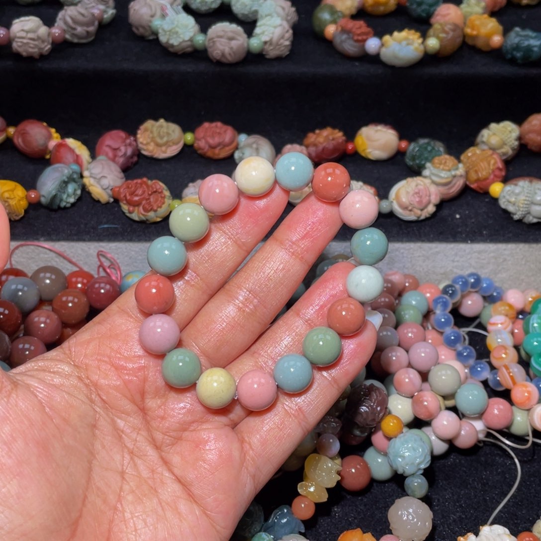 石英质玉未镶嵌手链