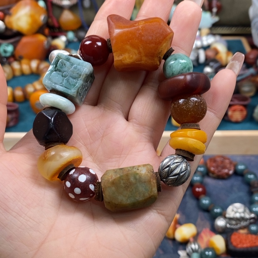 【闪购商品】蜜蜡手链未镶嵌手链