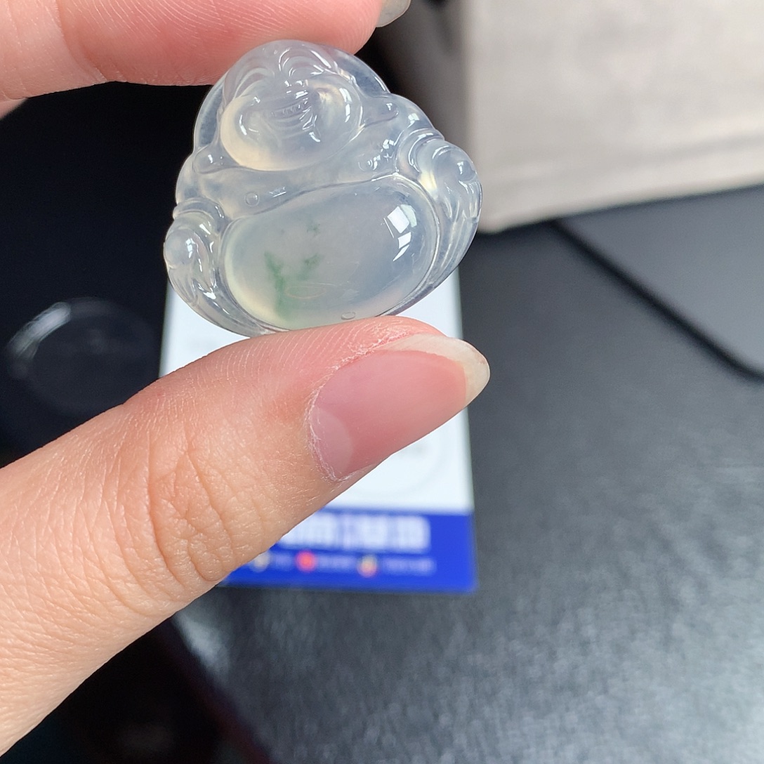 翡翠裸石缅甸天然A货翡翠冰种佛公