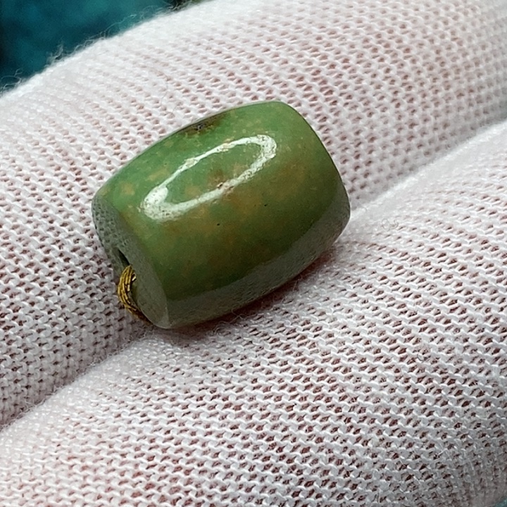 绿松石未镶嵌天然原矿 地大质检10.4×12.6mm