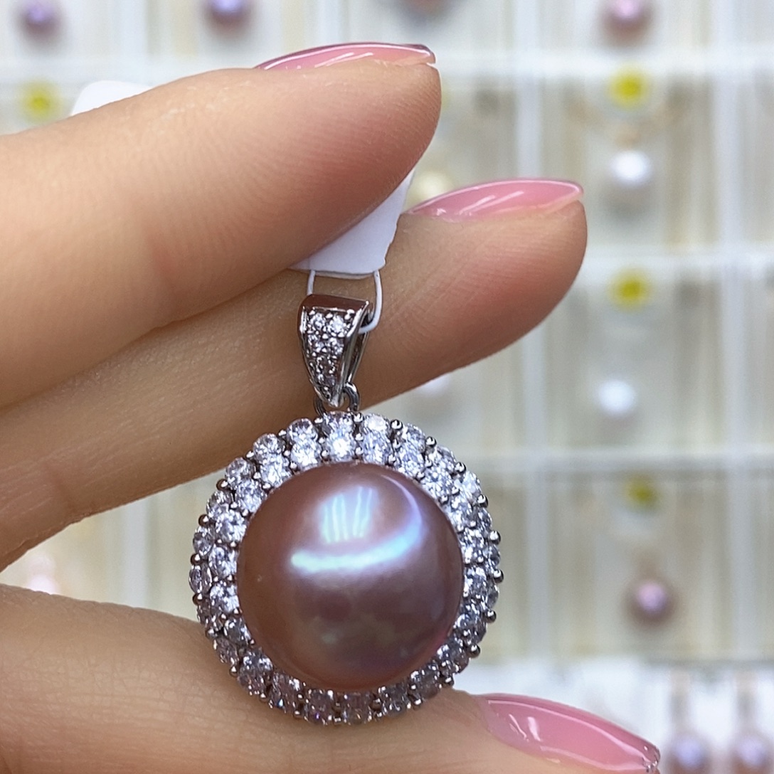 淡水珍珠未镶嵌吊坠(赠链)