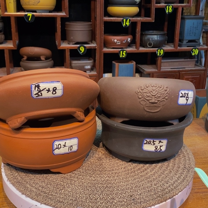 紫砂花盆紫砂花盆