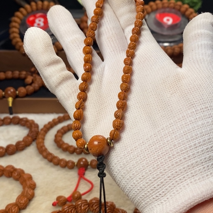 桃核吊坠生*秦岭龙纹