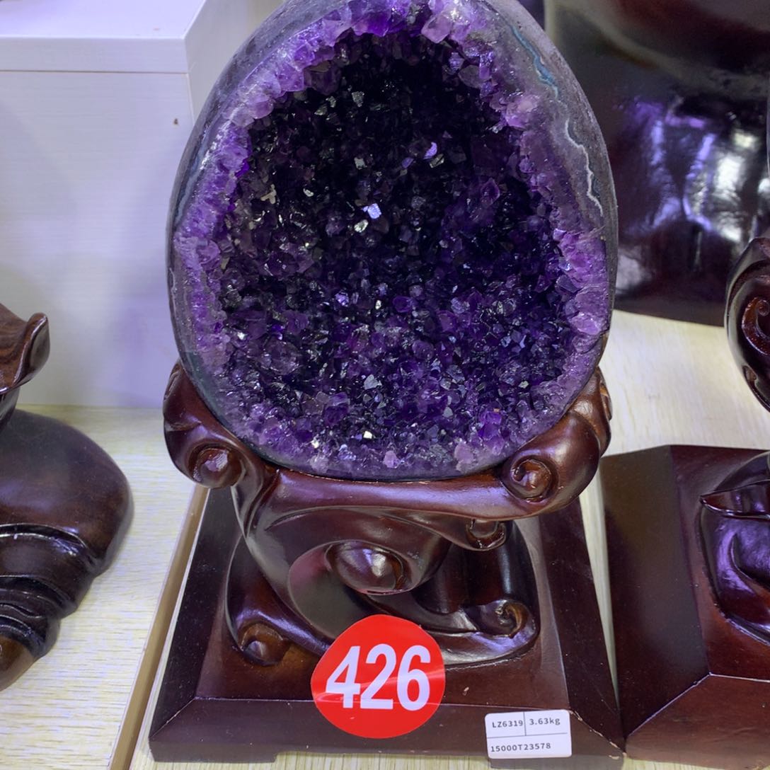 未镶嵌紫晶大型摆件（非配饰）茹