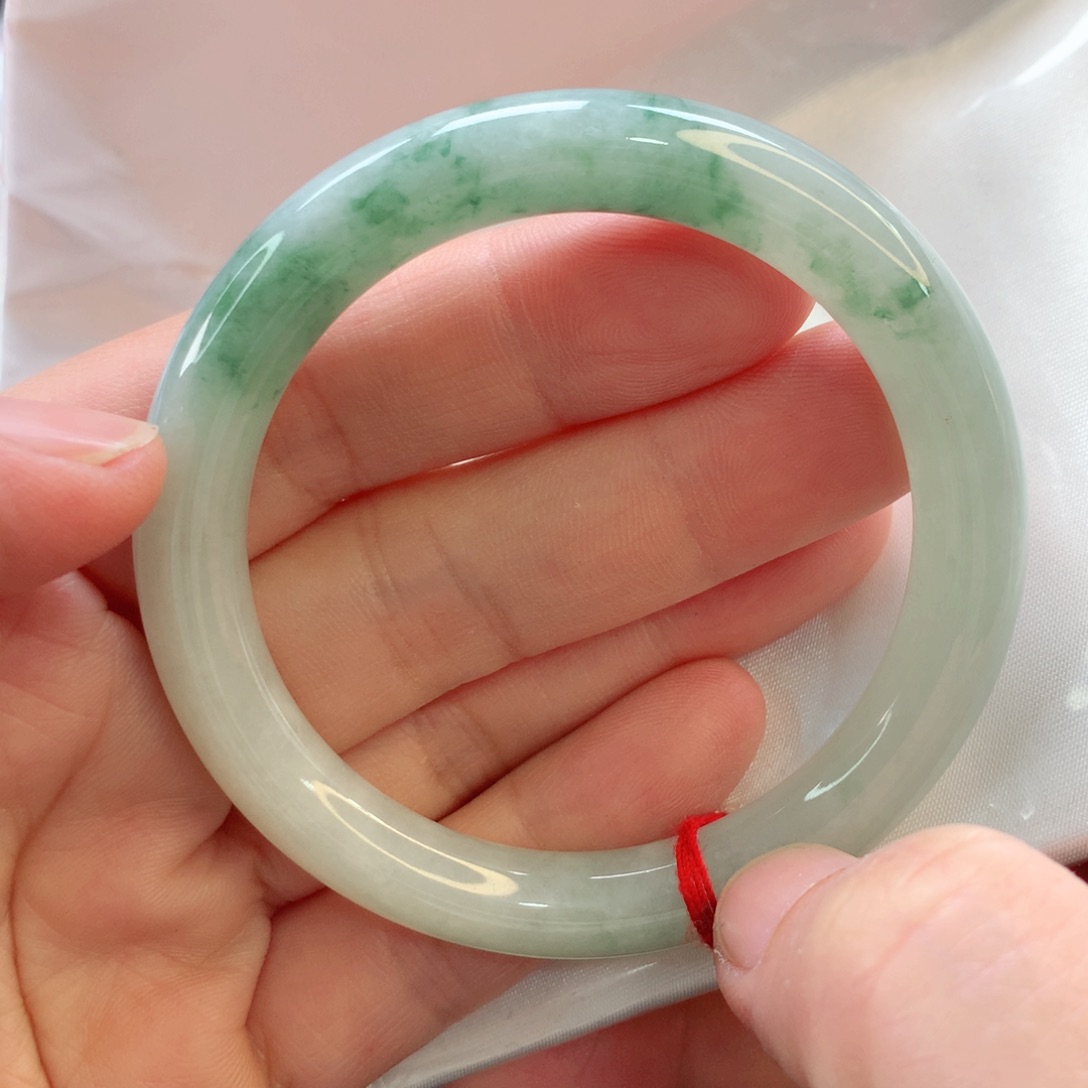 翡翠手镯未镶嵌55正