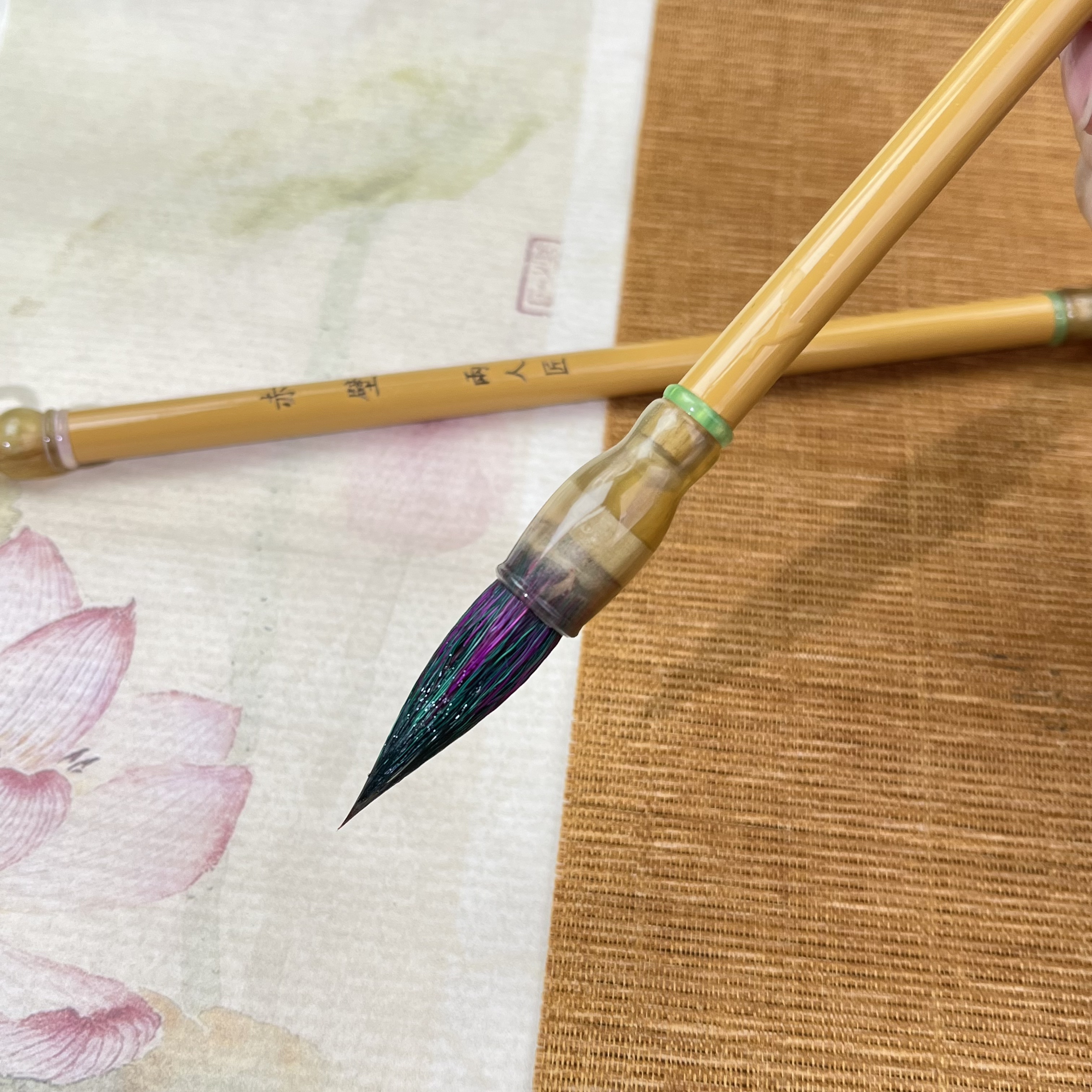 【赤壁】出峰3.5口径1.0定制高端彩毛兼毫九成宫多宝塔行草书国画