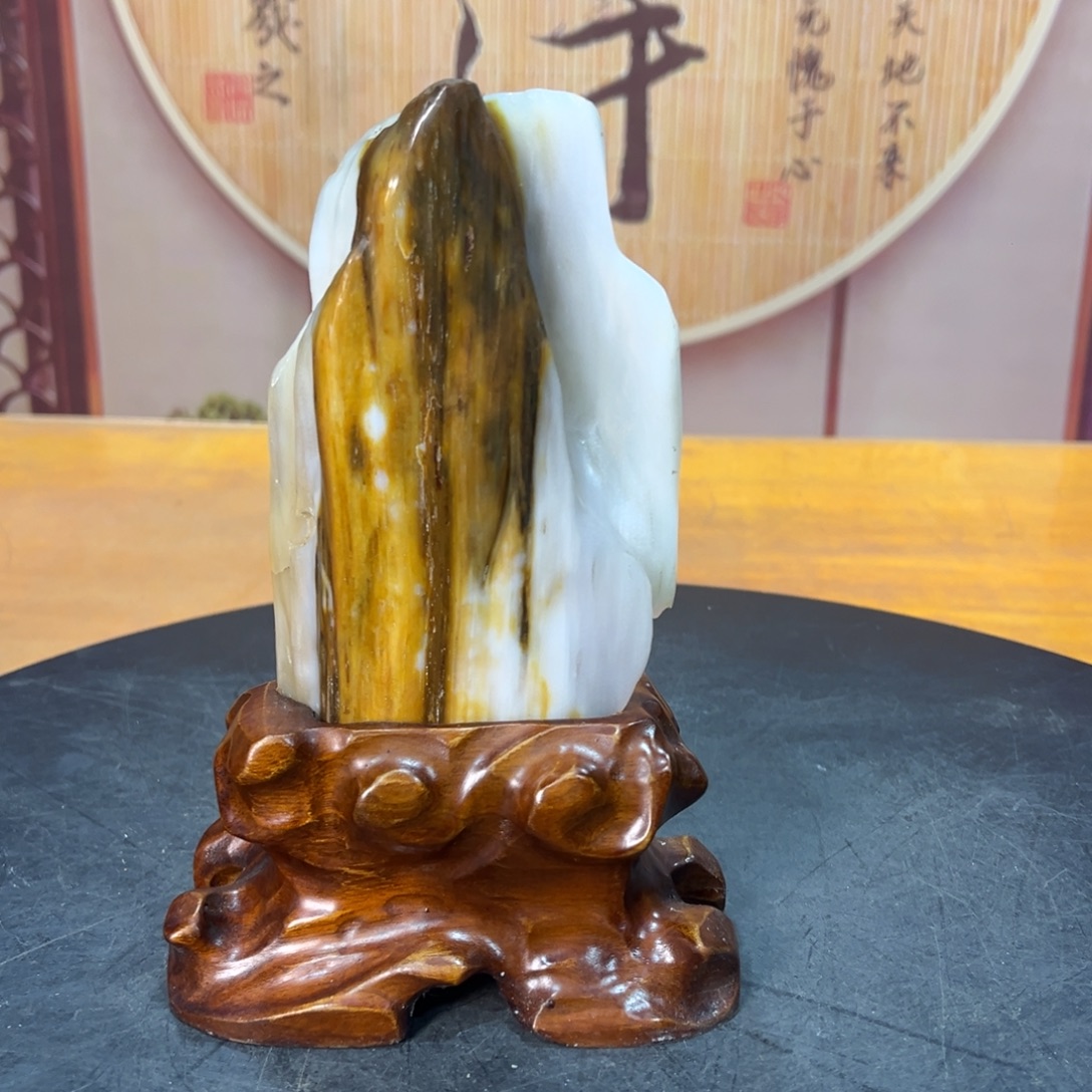 硅化玉（树化玉）未镶嵌摆件