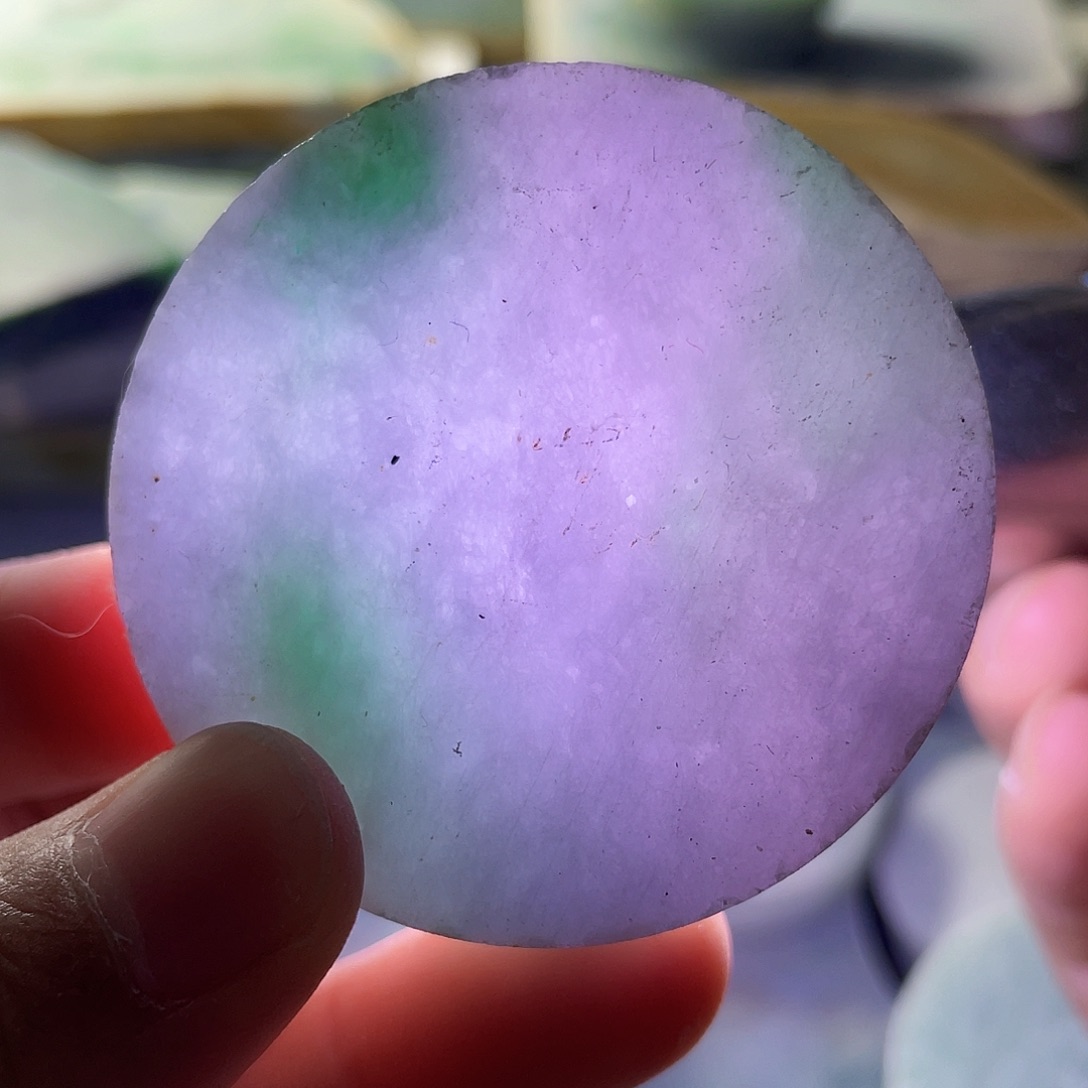 翡翠颈饰未镶嵌毛料79