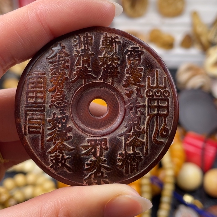 驼骨手串/手链黑驴踢雕刻