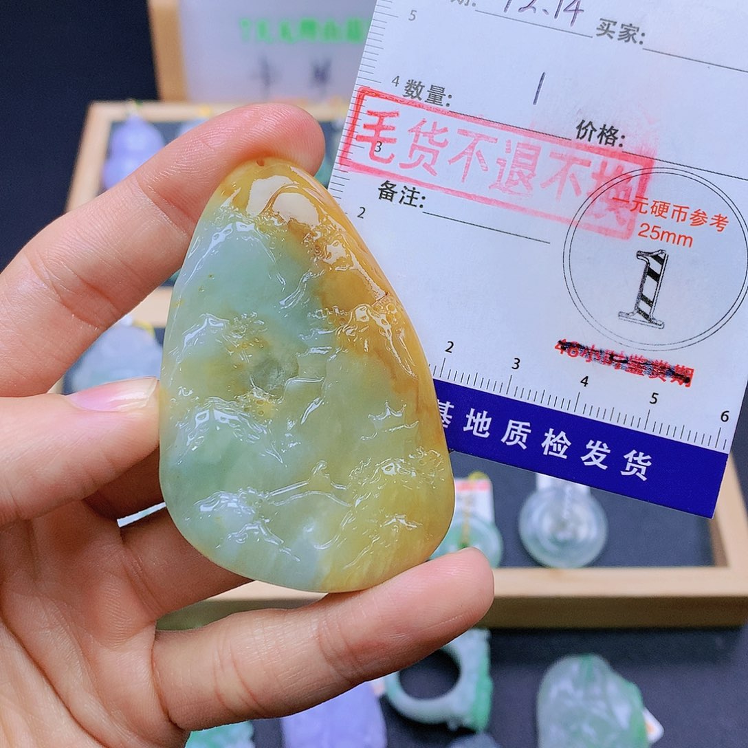 翡翠未镶嵌颈饰翡翠