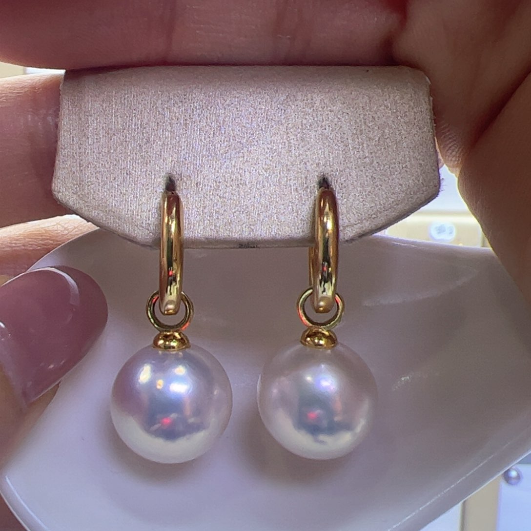 淡水珍珠耳饰未镶嵌