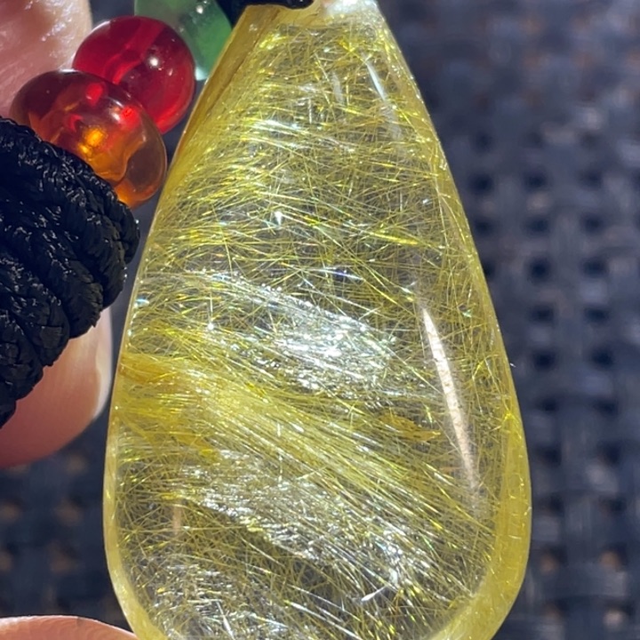 水晶吊坠(不含链)未镶嵌黑*