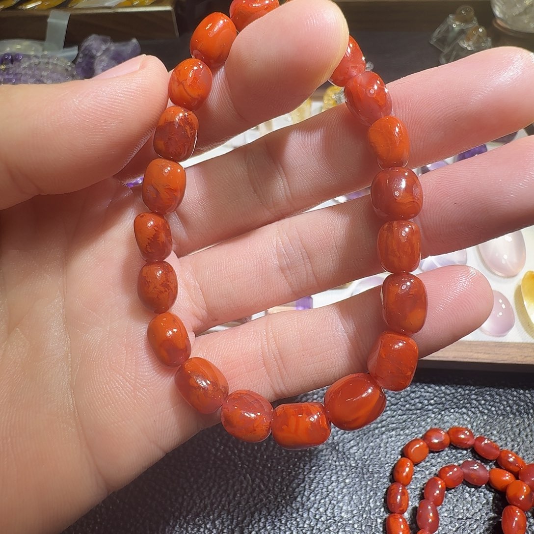 玛瑙/玉髓未镶嵌手链