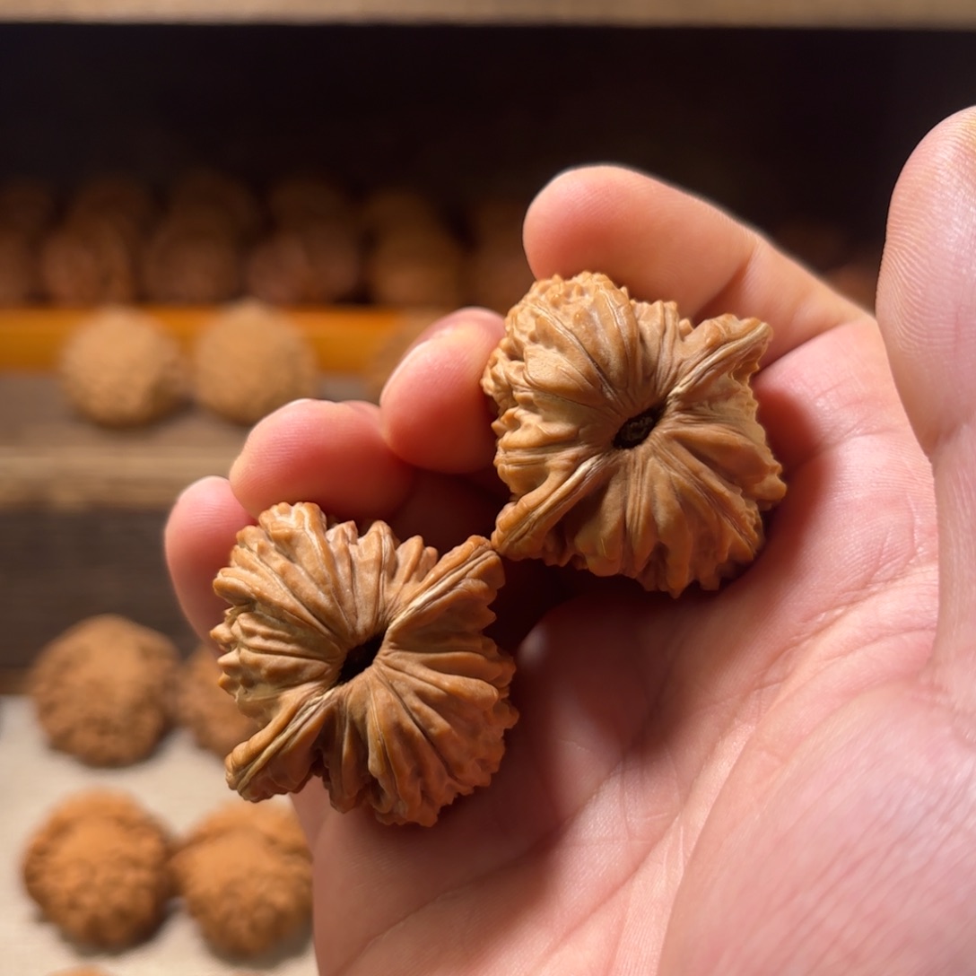 文玩核桃吊坠全品原桩山地楼元宝肚边39