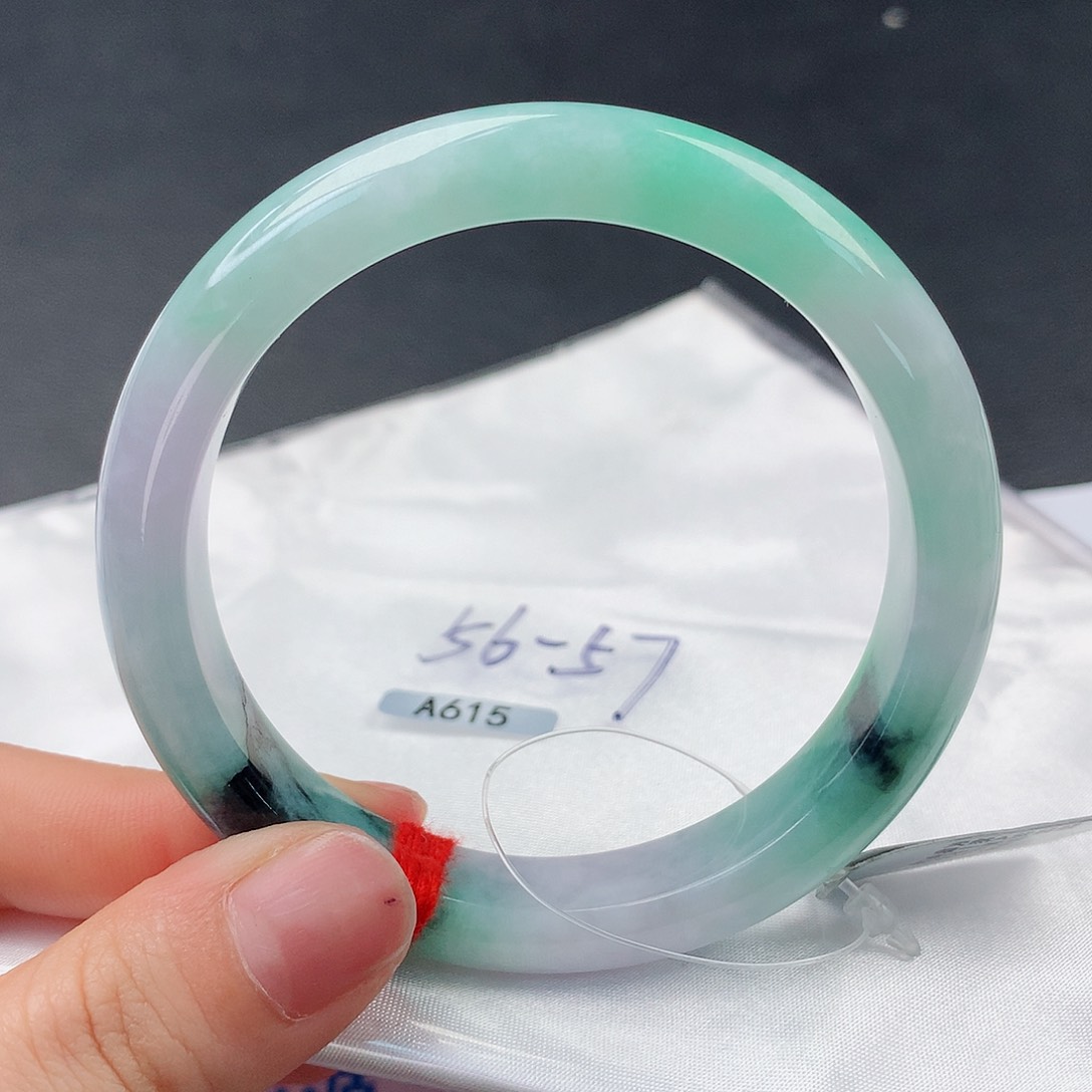 翡翠手镯未镶嵌105正57.5