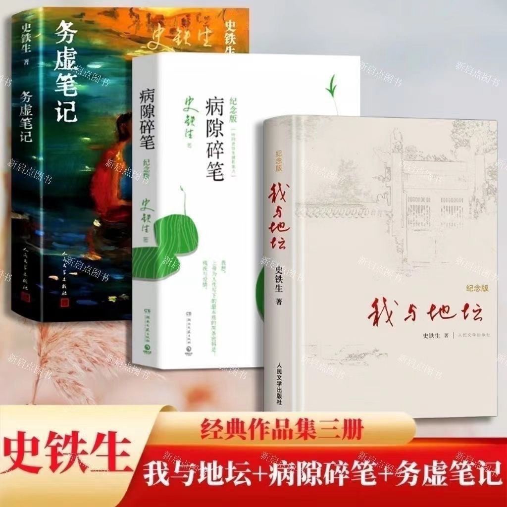 （精装 纪念版）我与地坛 病隙碎笔务虚笔记史铁生初高中原著书籍