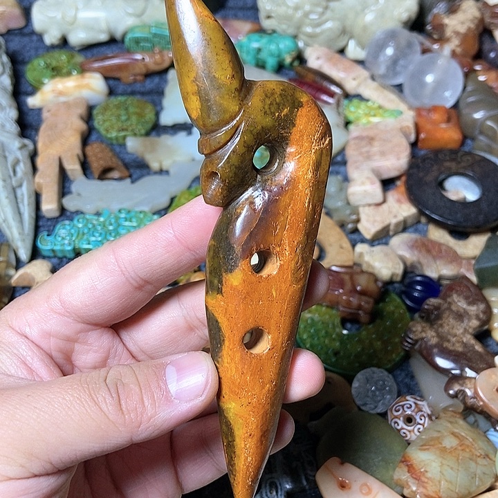 和田玉未镶嵌颈饰149