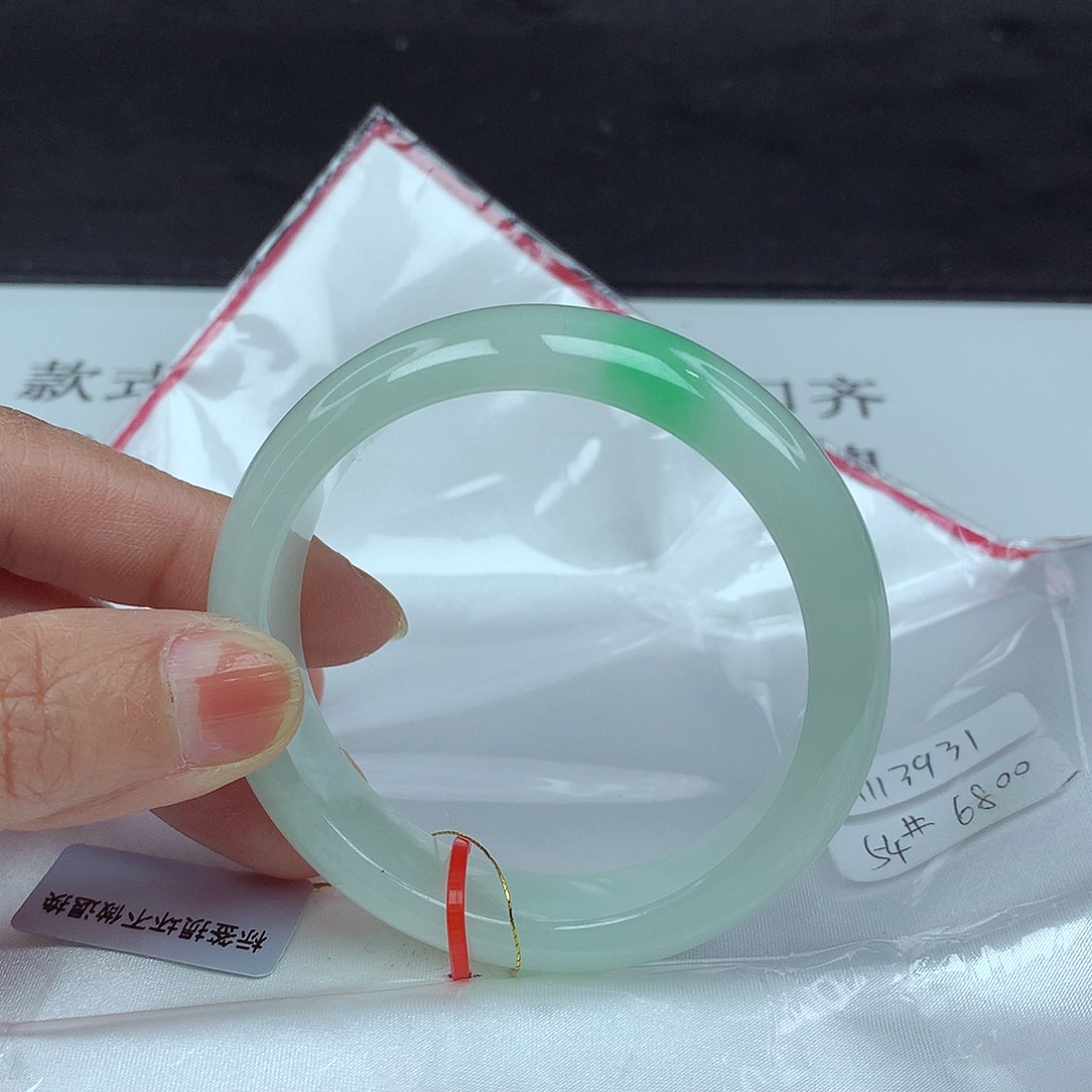 翡翠手镯未镶嵌54圈3931