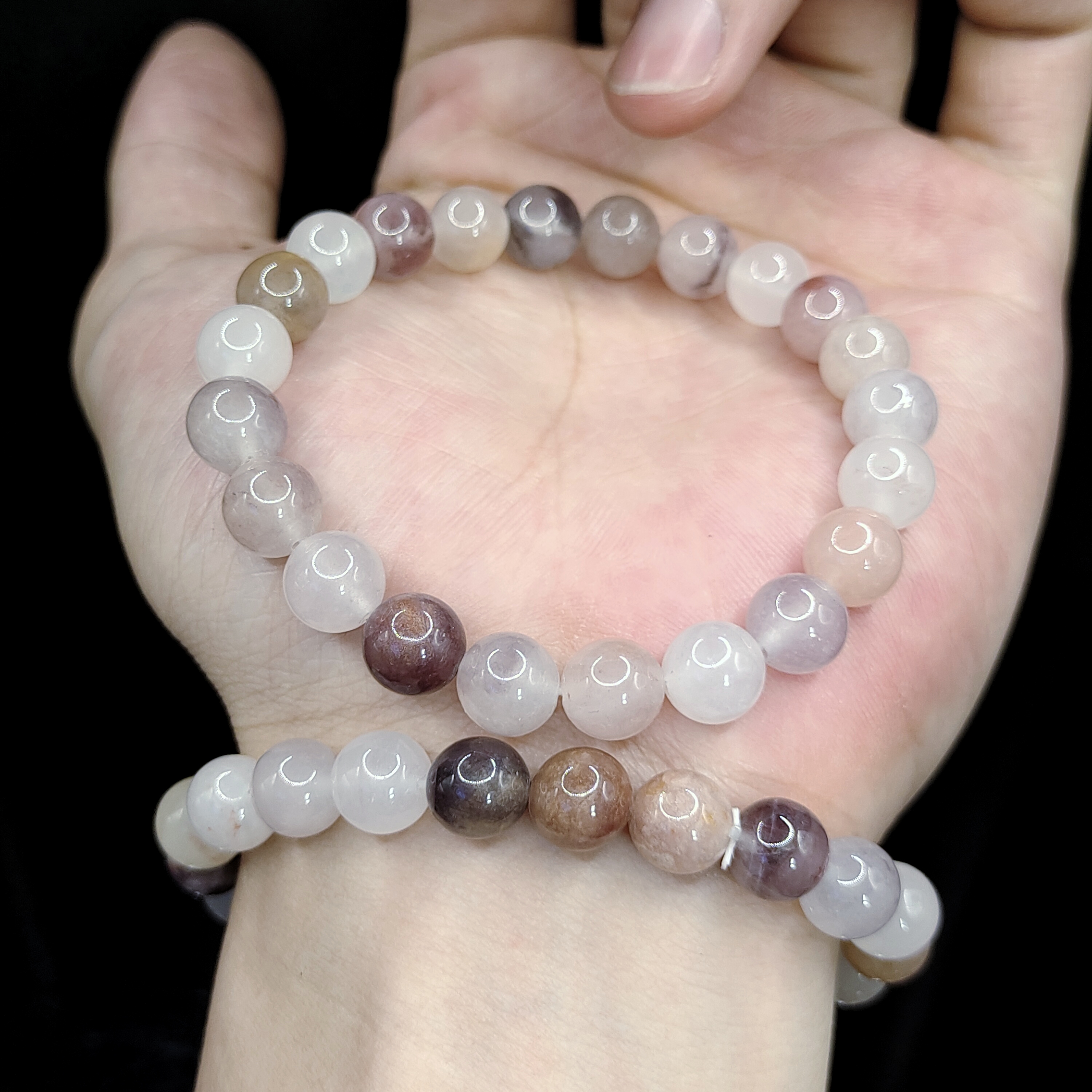 【老三珠宝】黄龙玉单圈手串【多样性发其一】约8mm