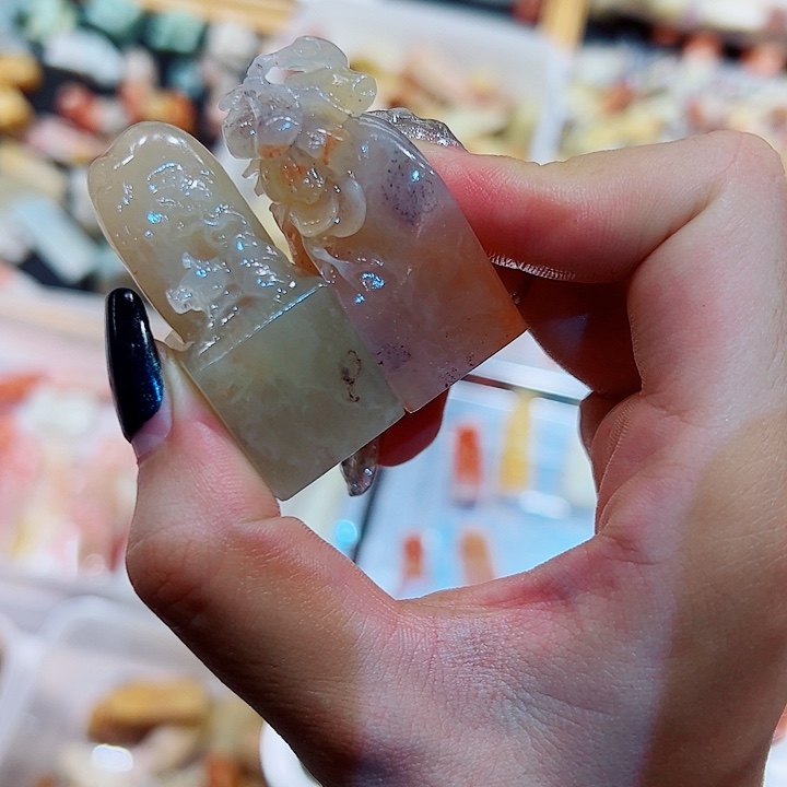 寿山石印石前*寿山石印章