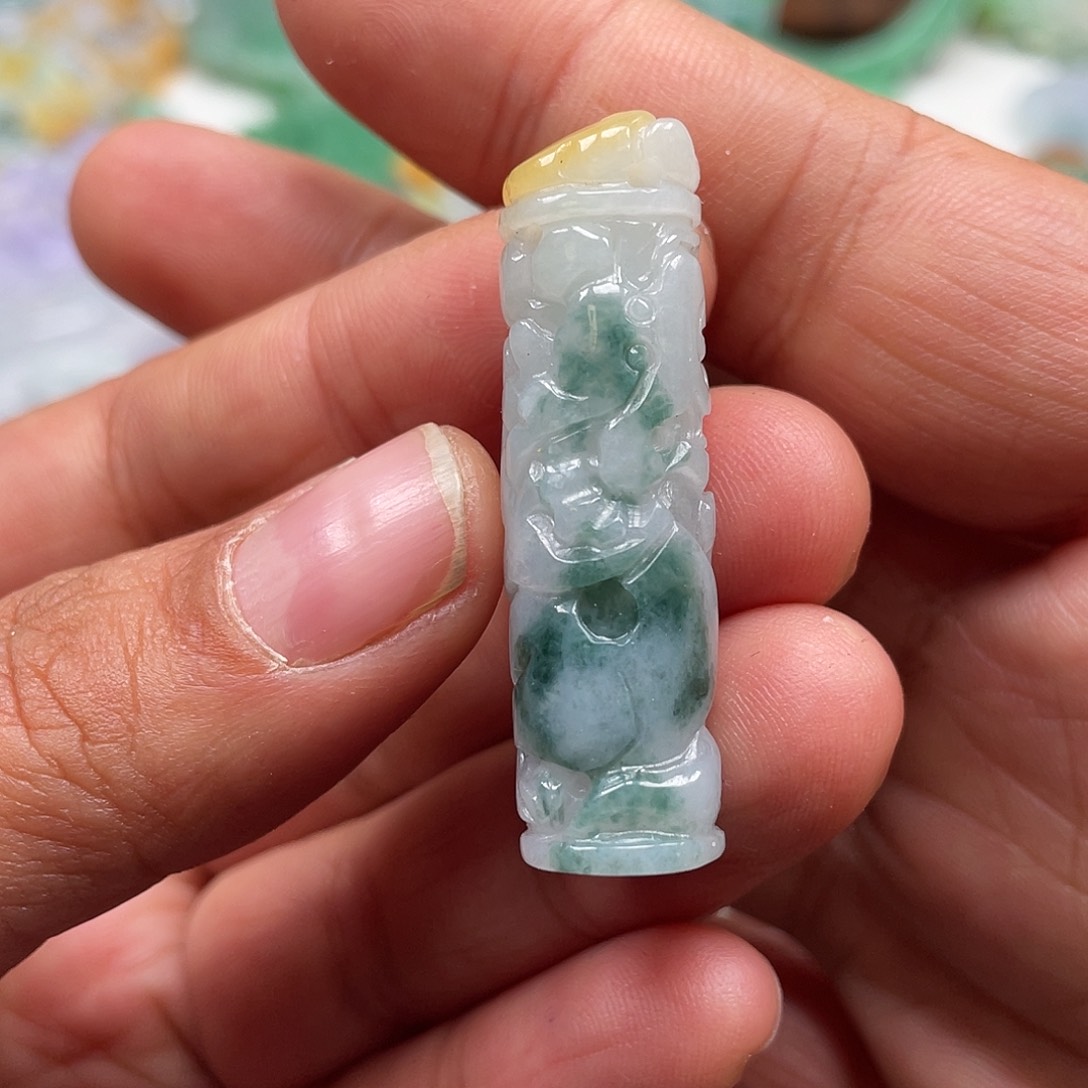 颈饰未镶嵌翡翠翡玉缘翡翠